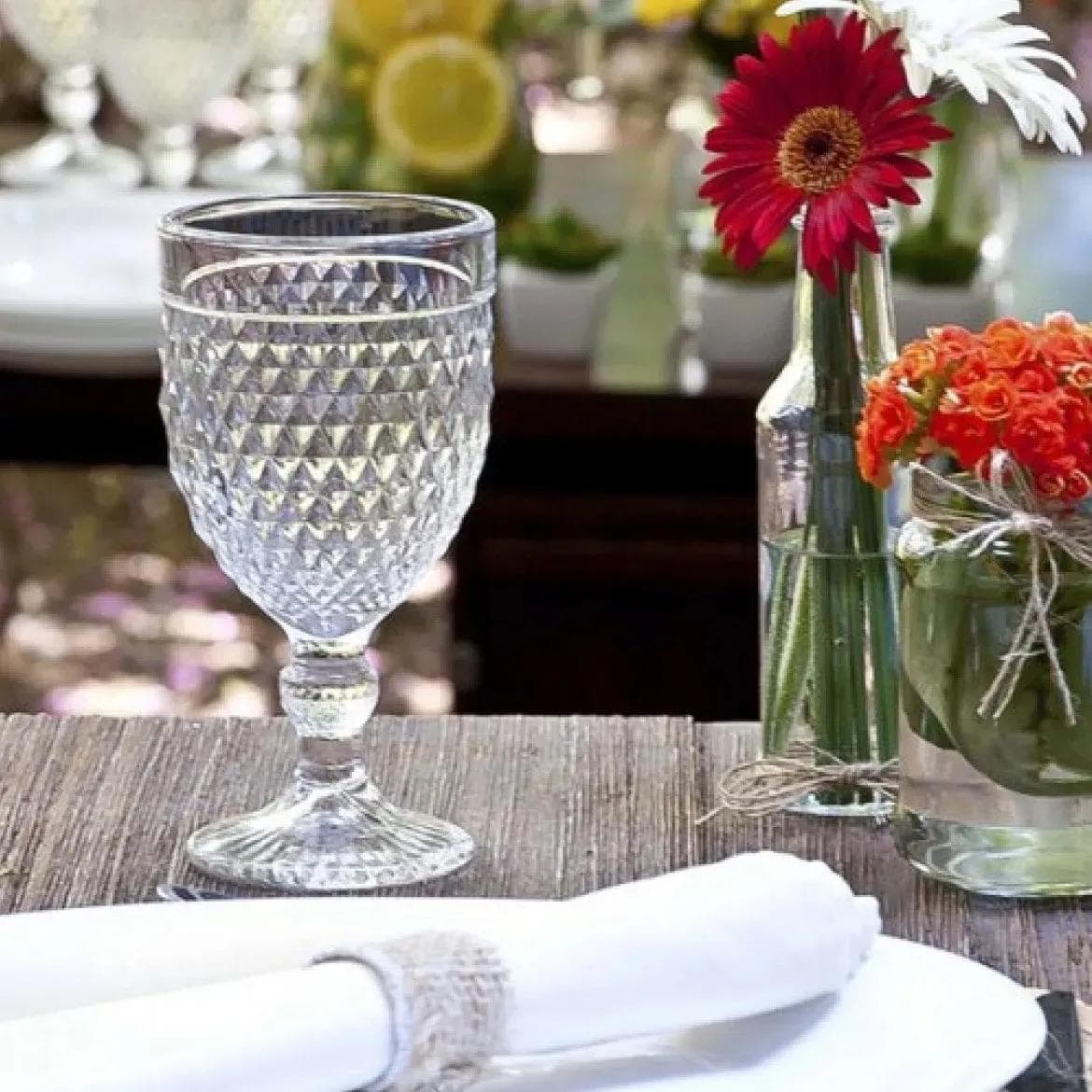 COPAS LABRADAS DE VIDRIO PESADO