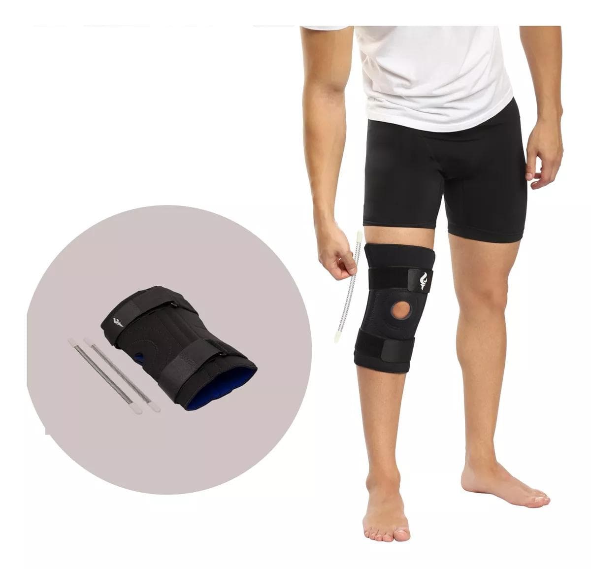 RODILLERA CON SOPORTE LATERAL - Imagen 1